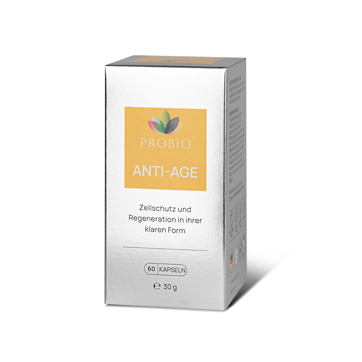 Probio Anti-Age – Faltschachtel mit OPC, Resveratrol und Coenzym Q10, 60 Kapseln