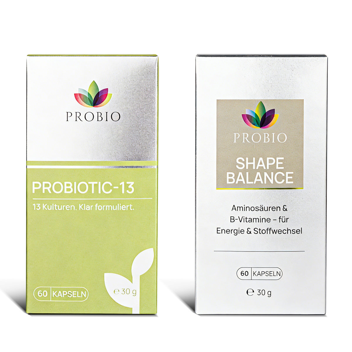 Microbiome Protocol Verpackung – PROBIO Darm & Mikrobiom Protocol (Probiotic-13 + Shape BALANCE)