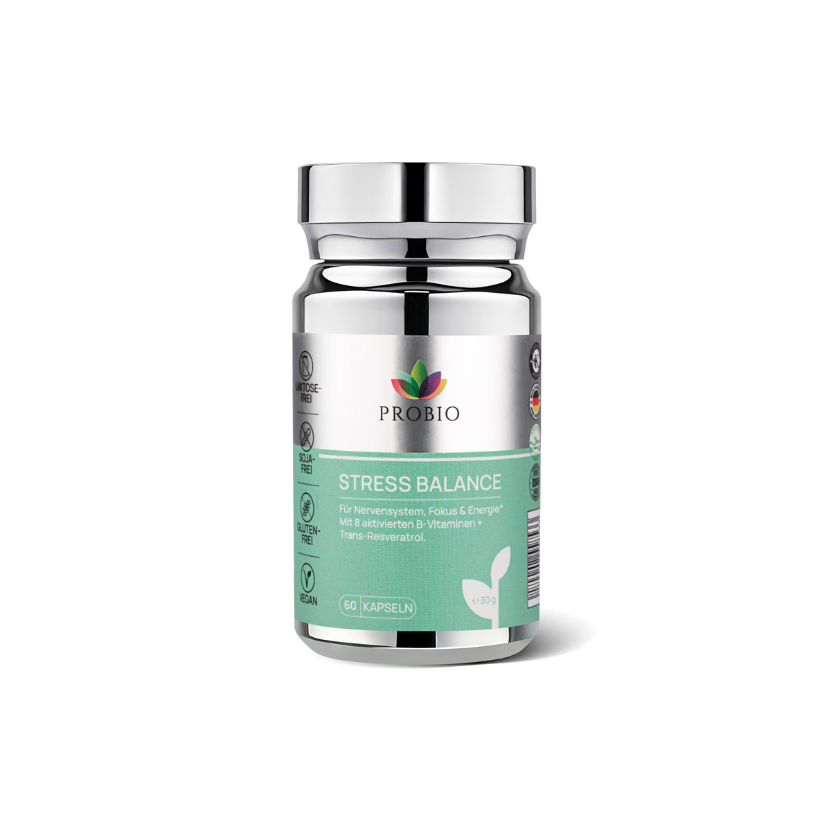 Probio Stress Balance Dose mit 60 Kapseln – Nahrungsergänzung für Fokus, Energie und Nervensystem